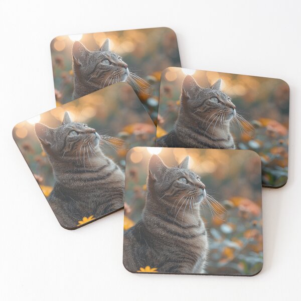 Item preview, A Serene Emerald Cat in a Mossy Garden: A Moment of Peace and Calm designed and sold by Shirtastically.