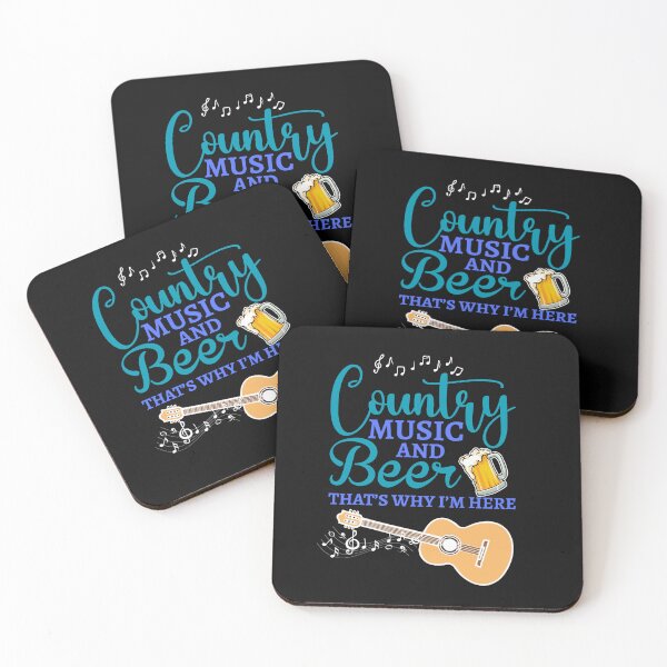 Item preview, Country Music and Beer That's Why I'm Here designed and sold by AlienOccupation.