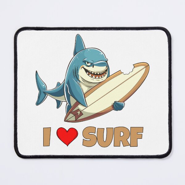 Item preview, I Love Surf Shark designed and sold by aipolohu.