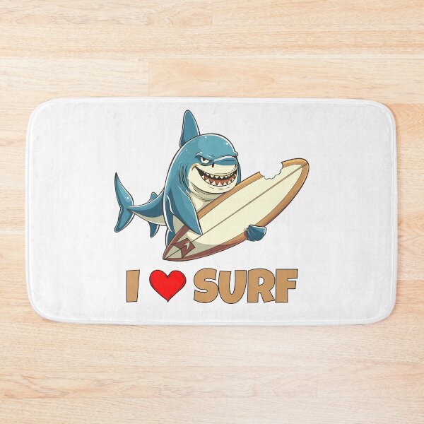 Item preview, I Love Surf Shark designed and sold by aipolohu.
