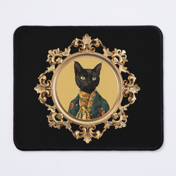 Item preview, Feline kitty cat smart funny cute portrait designed and sold by FaganStudio6696.