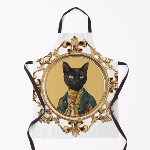 Item preview, Feline kitty cat smart funny cute portrait designed and sold by FaganStudio6696.