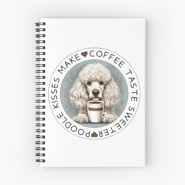Item preview, Poodle kisses coffee white cute teacup toy dog owner mom lover vintage designed and sold by SoulfulT.