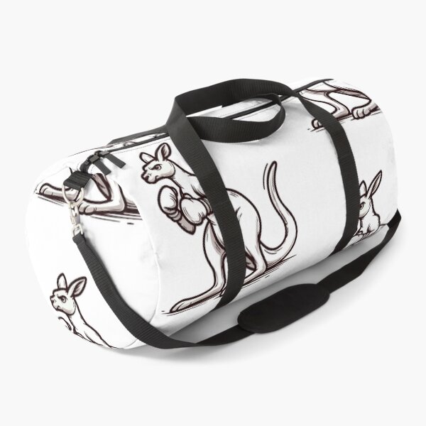 Item preview, Minimalist Boxing Kangaroo Drawing black and white designed and sold by Martial-Art-23.