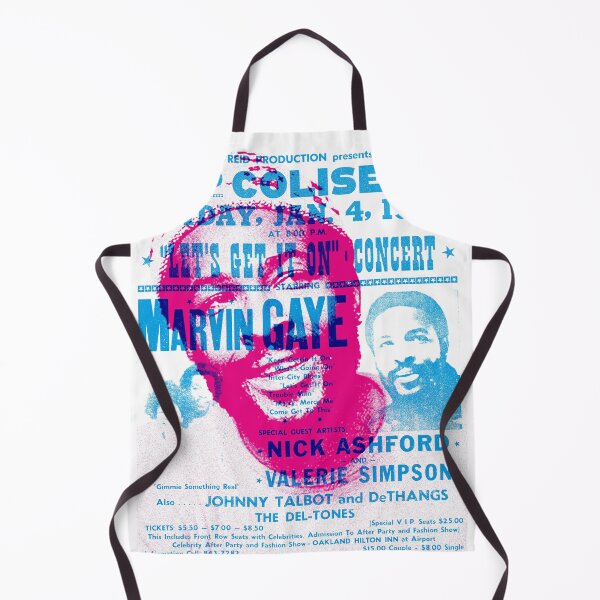 Item preview, Marvin Gaye offset concert graphic designed and sold by GRAFIKA65.