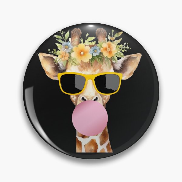 Item preview, Cute Giraffe In Shades Blowing Bubble designed and sold by AlienOccupation.