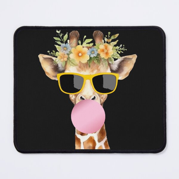Item preview, Cute Giraffe In Shades Blowing Bubble designed and sold by AlienOccupation.