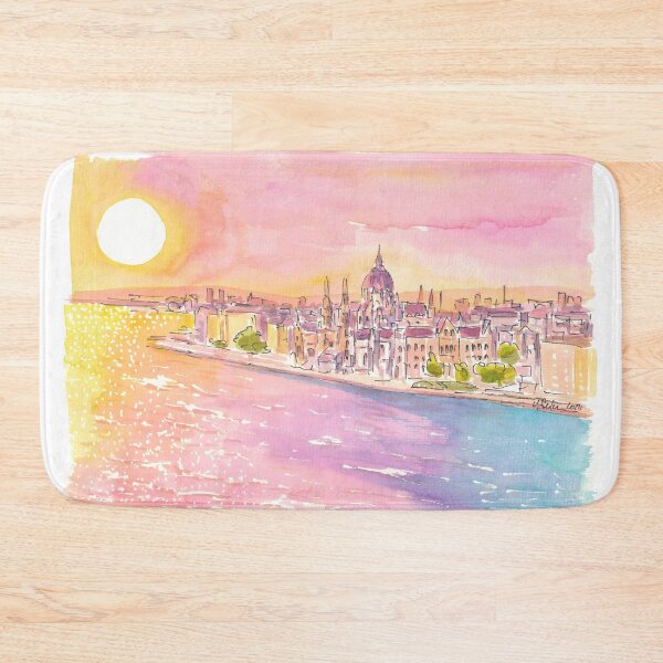 Item preview, Budapest Hungary City View with Parliament and Danube designed and sold by artshop77.