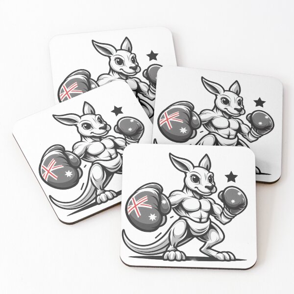 Item preview, Cute Cartoon of Boxing Kangaroo Boxer designed and sold by Martial-Art-23.