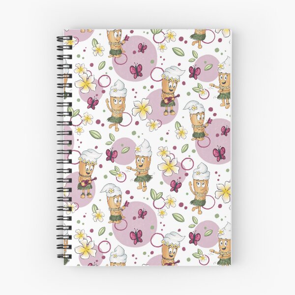 Item preview, Half drop repeat pattern Ice Cream Hawaii vibes designed and sold by Chariss-art.