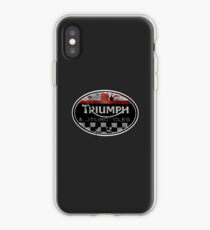 Triumph Vintage Sign design by MotorManiac iPhone Case