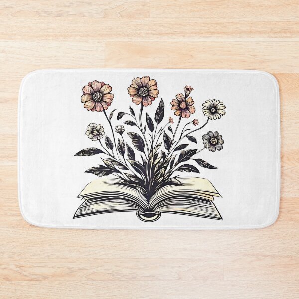 Item preview, Spring Flowers Floral Book Lover Design designed and sold by SideKickCreates.