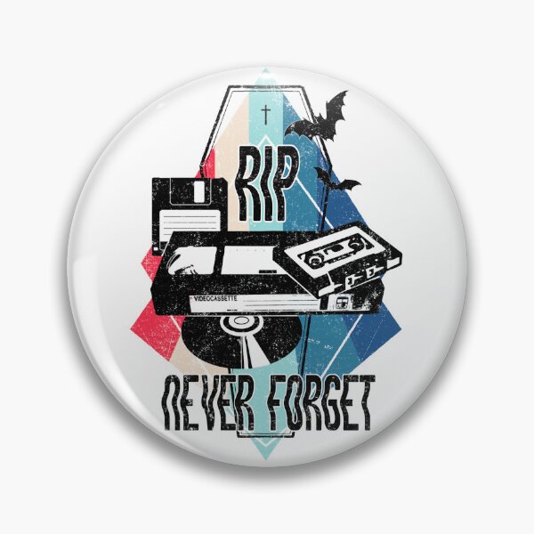 Item preview, Never Forget - Rest in Peace CD, VHS, DISK and CASSETTE, Vintage, Retro oldies design designed and sold by SSINAMOON.