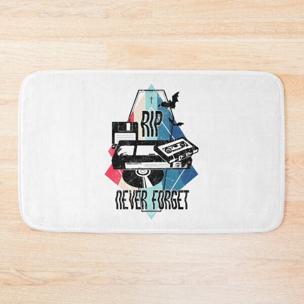 Item preview, Never Forget - Rest in Peace CD, VHS, DISK and CASSETTE, Vintage, Retro oldies design designed and sold by SSINAMOON.
