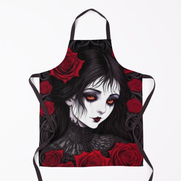 Item preview, Vintage Classic Gothic Girl Roses designed and sold by TheDarkWardrobe.