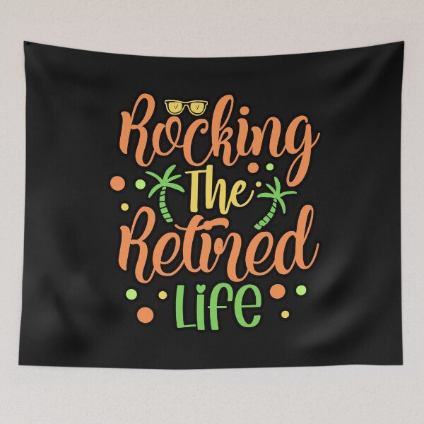 Item preview, Colorful Rocking The Retired LIfe designed and sold by AlienOccupation.