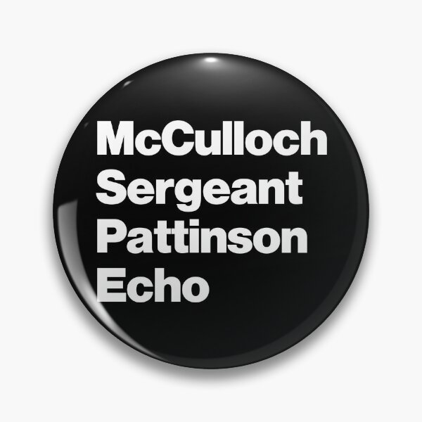 Item preview, Bunnymen Line Up Mk 1 White on Black designed and sold by Logo-A-GoGo.