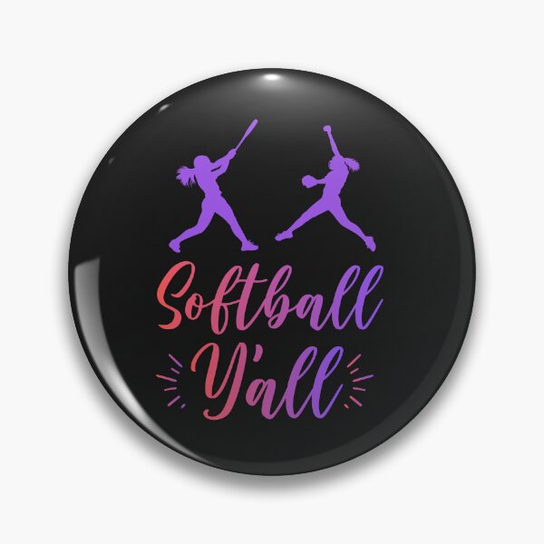 Item preview, Purple Softball Y'all Design designed and sold by AlienOccupation.