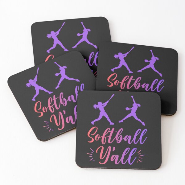 Item preview, Purple Softball Y'all Design designed and sold by AlienOccupation.