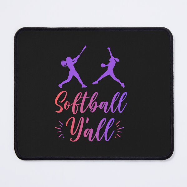 Item preview, Purple Softball Y'all Design designed and sold by AlienOccupation.