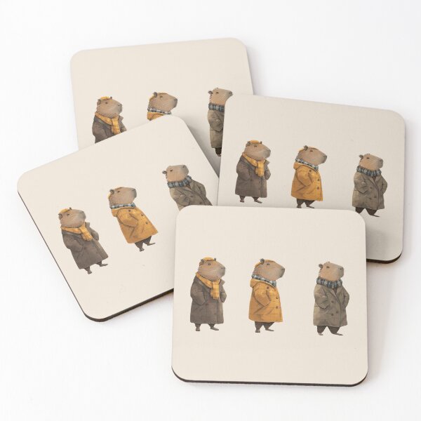 Item preview, Capybara pack. Autumn Gentleman Trio. designed and sold by AnnDart.