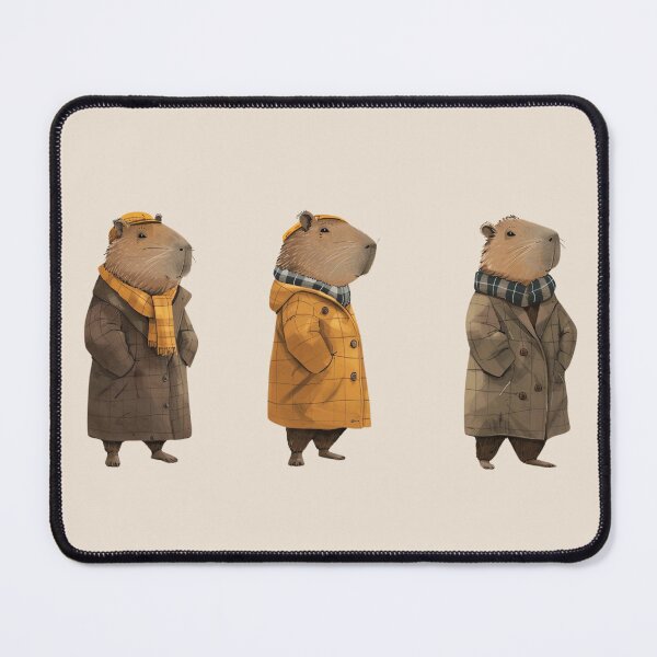 Item preview, Capybara pack. Autumn Gentleman Trio. designed and sold by AnnDart.