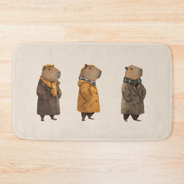 Item preview, Capybara pack. Autumn Gentleman Trio. designed and sold by AnnDart.