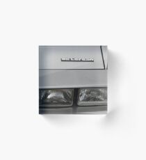 DeLorean Acrylic Block
