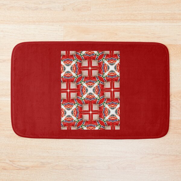Item preview, Red Swedish Folk Art Kaleidoscope - Blocks designed and sold by Nikki Fortuin Arts & Crafts.