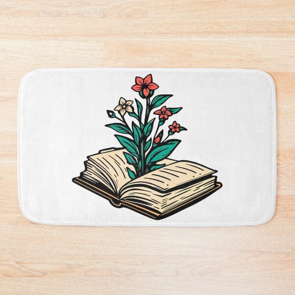 Item preview, Spring Flowers Floral Book Lover Design designed and sold by SideKickCreates.