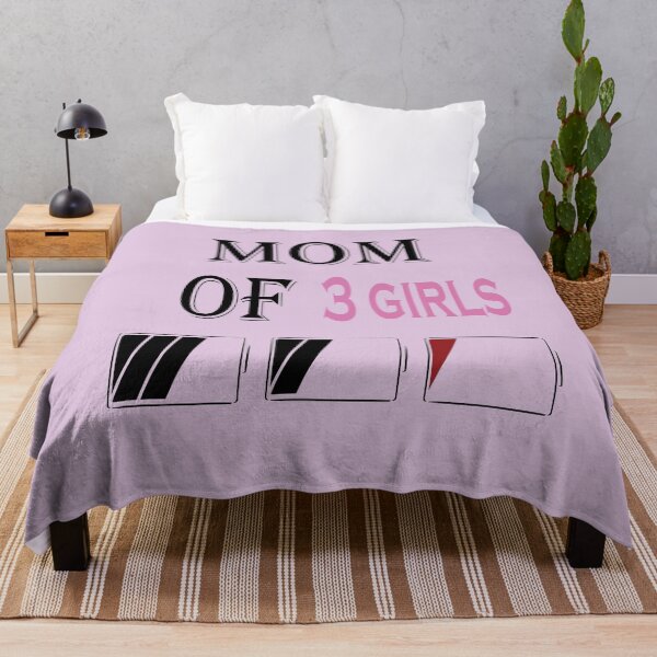 Item preview, Mom of 3 Girls Funny Mothers Day birthday designed and sold by FatehDesign.