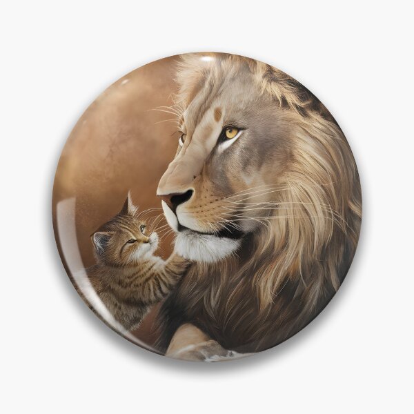 Artikelvorschau, Der Löwe und das Kätzchen: Eine Geschichte ungewöhnlicher Freundschaft entworfen und verkauft von JustCrafted.
