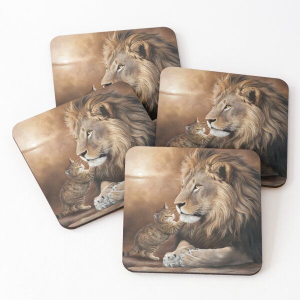 Item preview, Lion and the Kitty: A Tale of Unlikely Friendship designed and sold by JustCrafted.