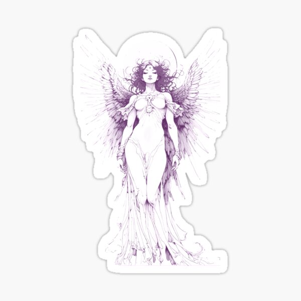 Item preview, Tall angel in White designed and sold by Flowersonstuff.