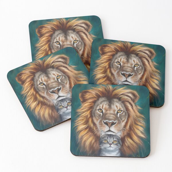 Item preview, Lion and the Kitty: A Tale of Unlikely Friendship designed and sold by JustCrafted.