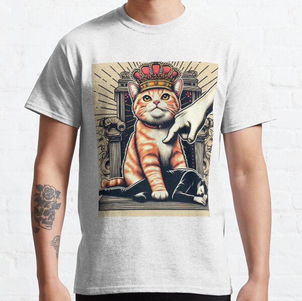 The Kitty King T Shirts for Sale Redbubble