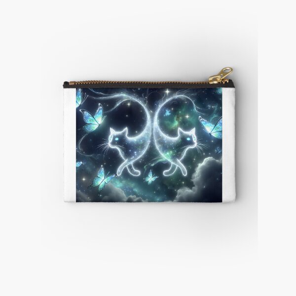 Item preview, "Enchanted Piscean Felines: Butterfly Whispers" designed and sold by MindVibe.