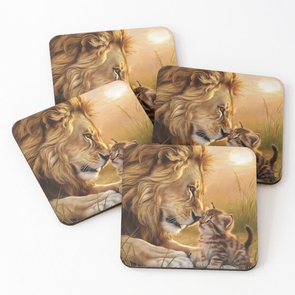 Item preview, Lion and the Kitty: A Tale of Unlikely Friendship designed and sold by JustCrafted.