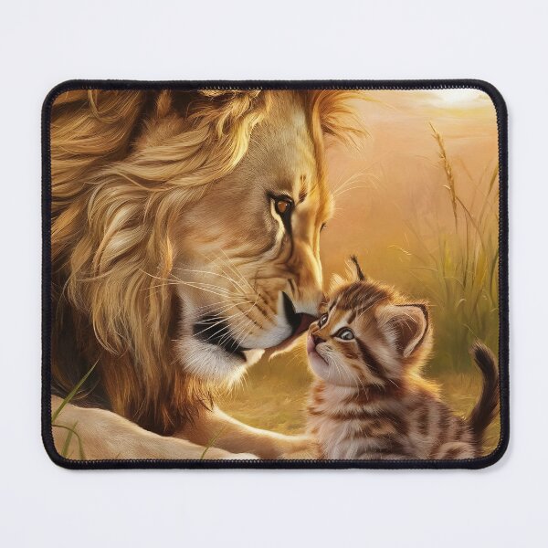 Item preview, Lion and the Kitty: A Tale of Unlikely Friendship designed and sold by JustCrafted.