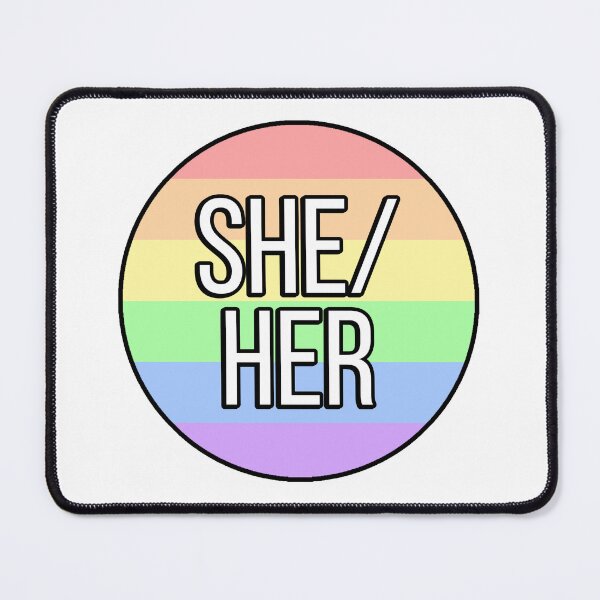 Item preview, She/Her Pronouns designed and sold by FunnyGayGuy.