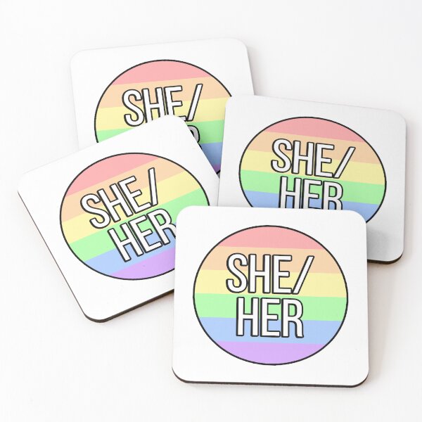 Item preview, She/Her Pronouns designed and sold by FunnyGayGuy.