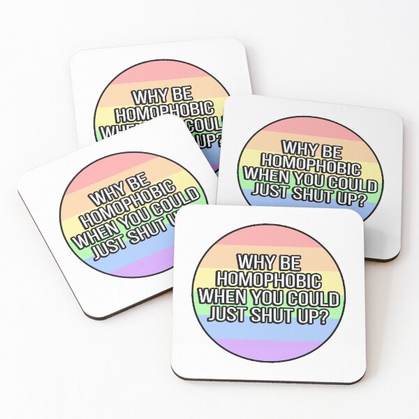 Item preview, Why Be Homophobic When You Could Just Shut Up? designed and sold by FunnyGayGuy.