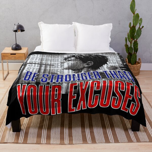Item preview, Be stronger than your excuses designed and sold by Animetal-Shop.