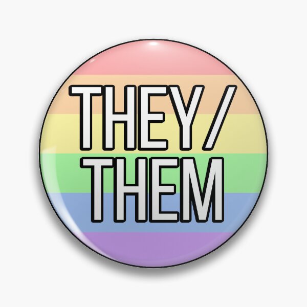 Item preview, They/Them Pronouns designed and sold by FunnyGayGuy.