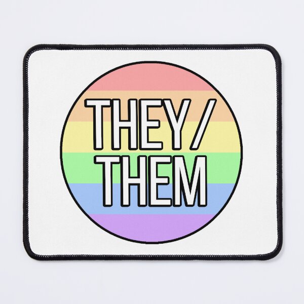 Item preview, They/Them Pronouns designed and sold by FunnyGayGuy.
