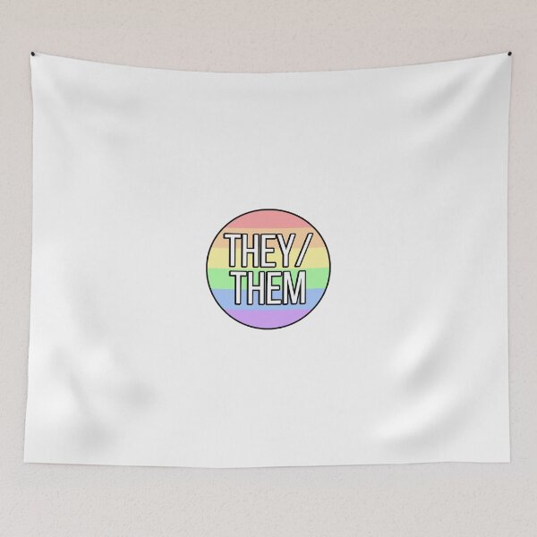 Item preview, They/Them Pronouns designed and sold by FunnyGayGuy.