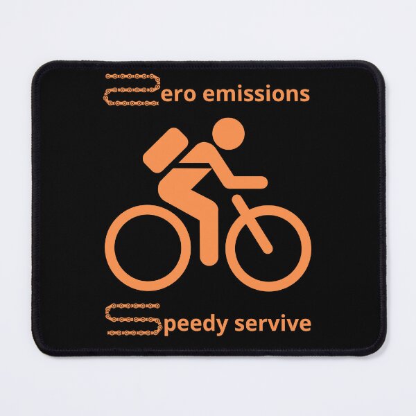 Item preview, Bike messenger - zero emissions, speedy delivery designed and sold by alczar.
