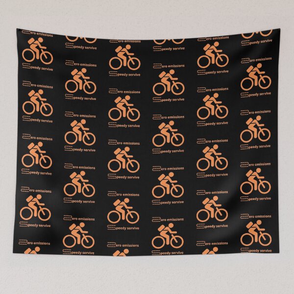 Item preview, Bike messenger - zero emissions, speedy delivery designed and sold by alczar.