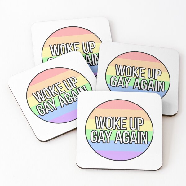 Item preview, Woke Up Gay Again designed and sold by FunnyGayGuy.