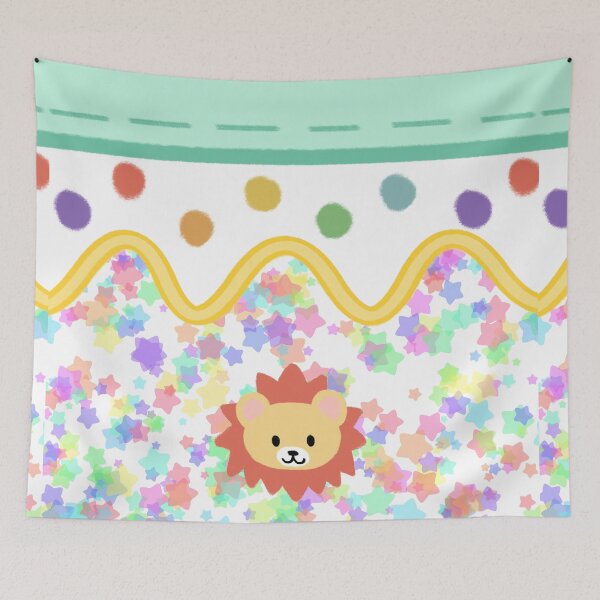 Item preview, Adorable Lion Pattern - Rainbow designed and sold by WolfBunnyWorks.